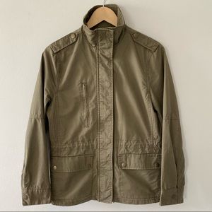 Love Tree Olive Utility Jacket Lightweight